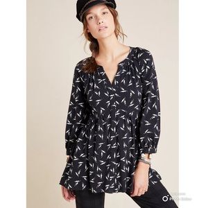New ANTHROPOLOGIE Maeve Winona Peplum Tunic XS